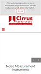 Mobile Screenshot of cirrusresearch.co.uk