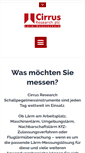 Mobile Screenshot of cirrusresearch.de